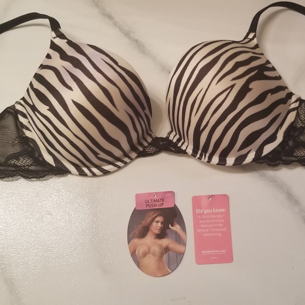 Maidenform Ultimate Pushup Bra Size 34B.